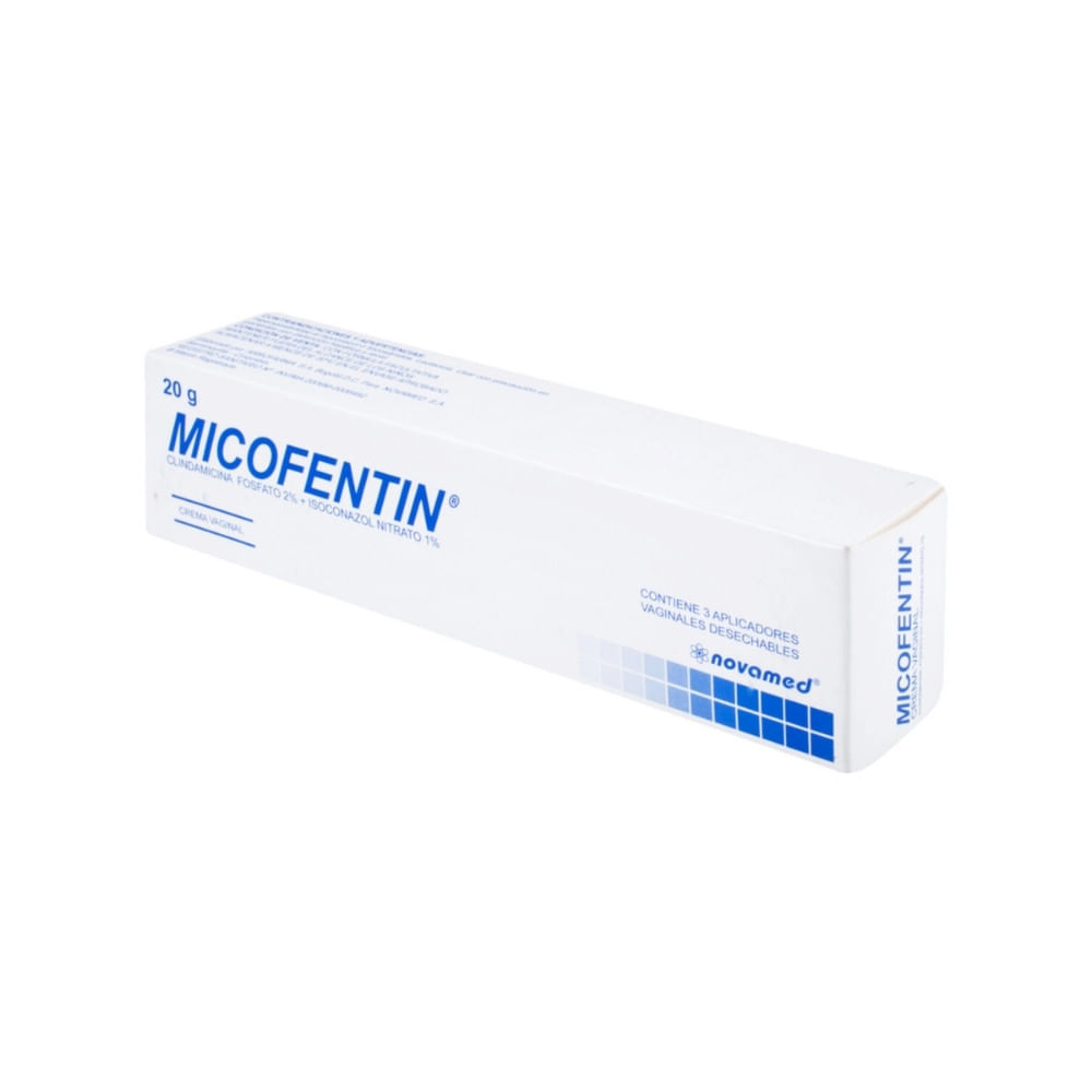 MICOFENTIN CREMA VAGINAL CAJA 20 G X 3 APLICADORES