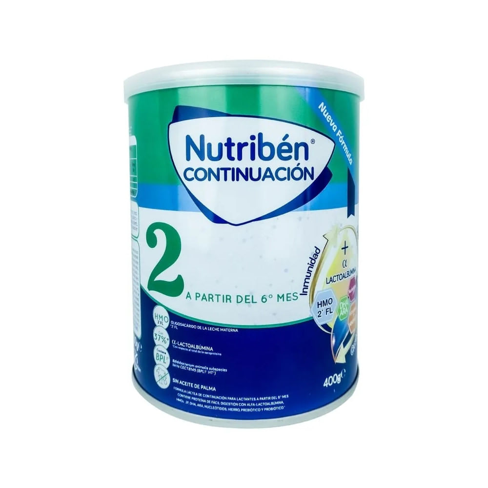 NUTRIBEN CONTINUACION POLVO LATA 400 G