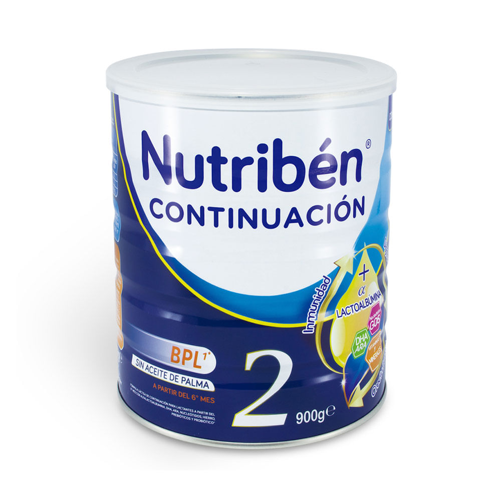 NUTRIBEN CONTINUACION 2 POLVO LATA 900 G