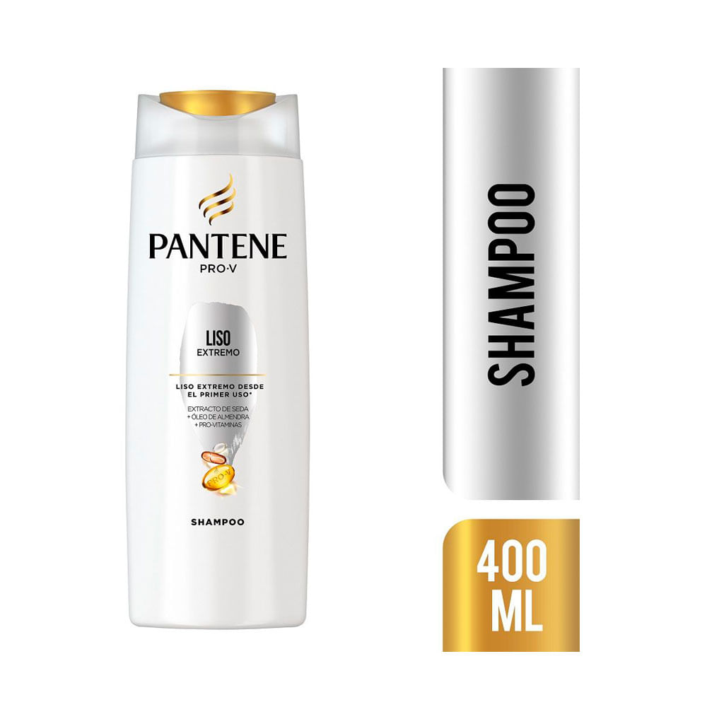 SHAMPOO PANTENE LISO EXTREMO FRASCO 400 ML