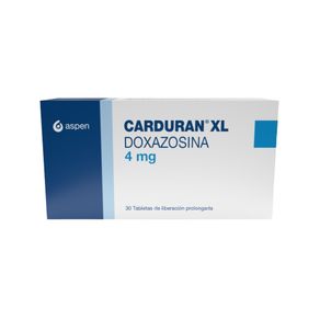 CARDURAN XL TABLETAS 4 MG