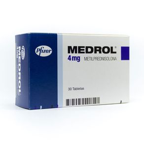 MEDROL TABLETAS 4 MG