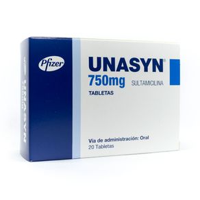UNASYN TABLETAS 750 MG