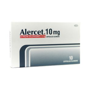 ALERCET CAPSULAS 10 MG