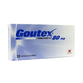 GOUTEX CAPSULAS 80 MG