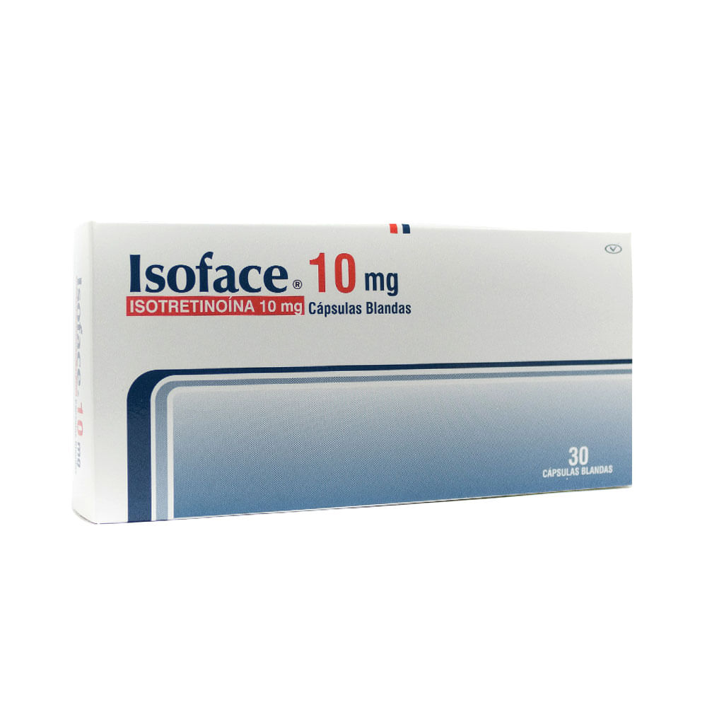 ISOFACE CAPSULAS 10 MG