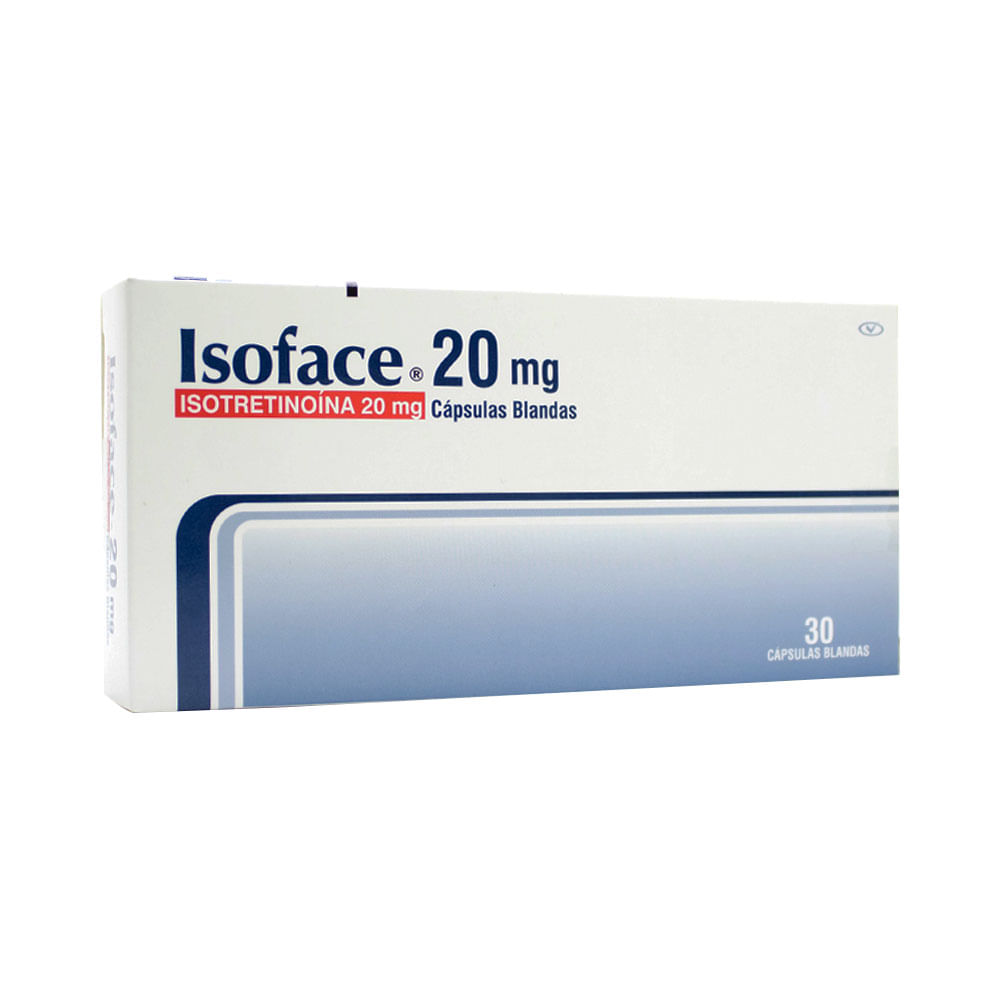 ISOFACE CAPSULAS 20 MG