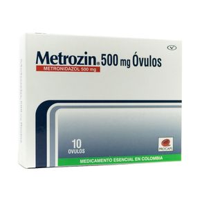 METROZIN OVULOS 500 MG