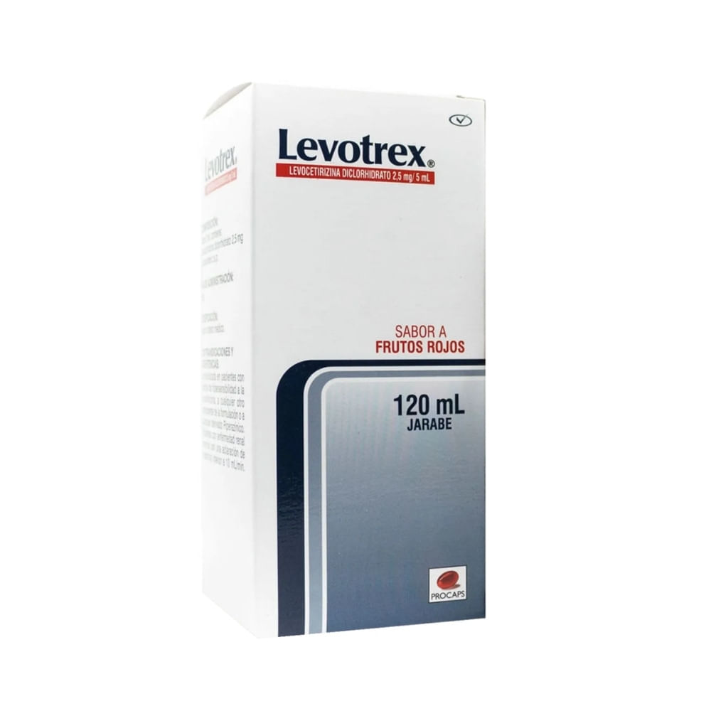 LEVOTREX JARABE 2.5 MG FRASCO 120 ML