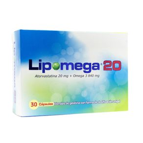 LIPOMEGA CAPSULAS 20 MG
