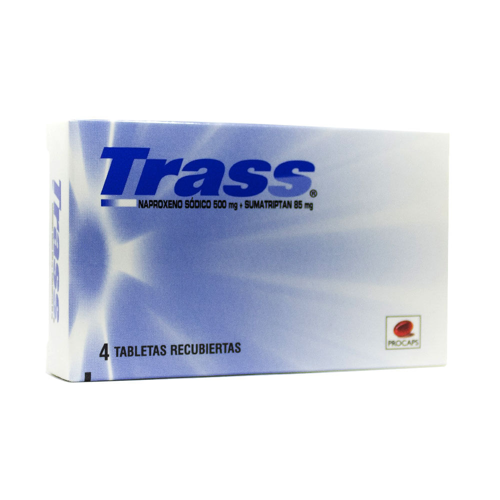 TRASS TABLETAS 500/85