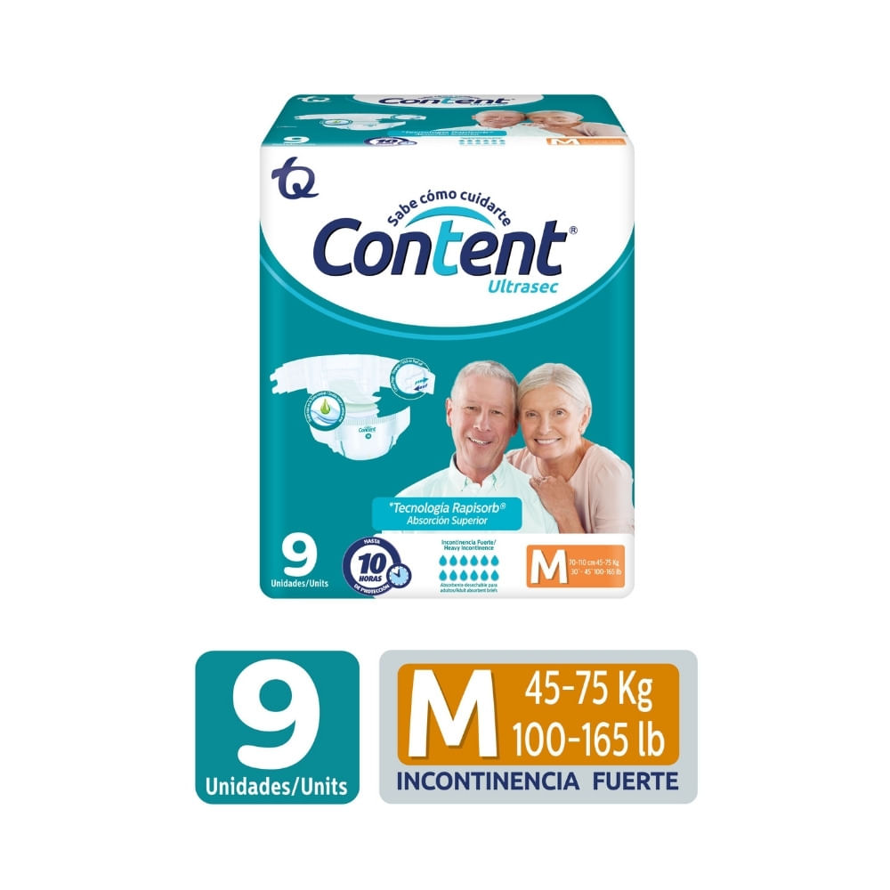 PAÑALES CONTENT ULTRASEC M