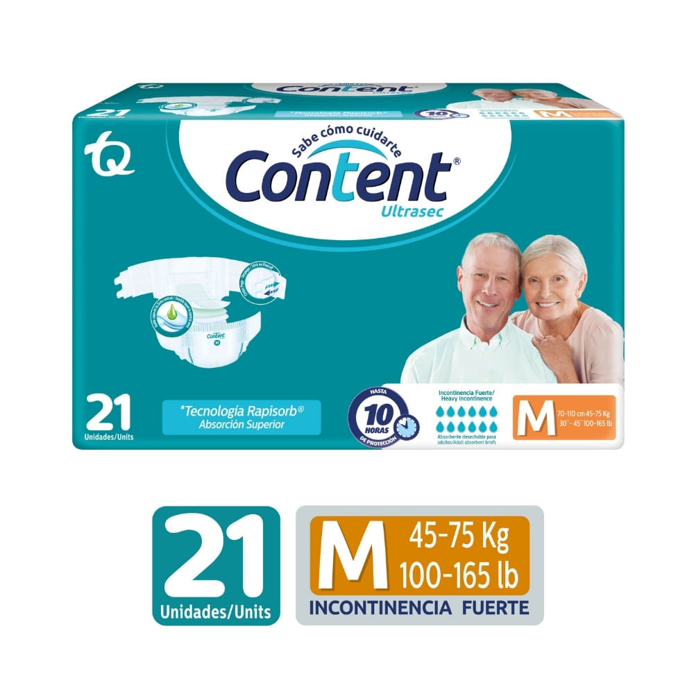 PAÑALES CONTENT ULTRASEC M