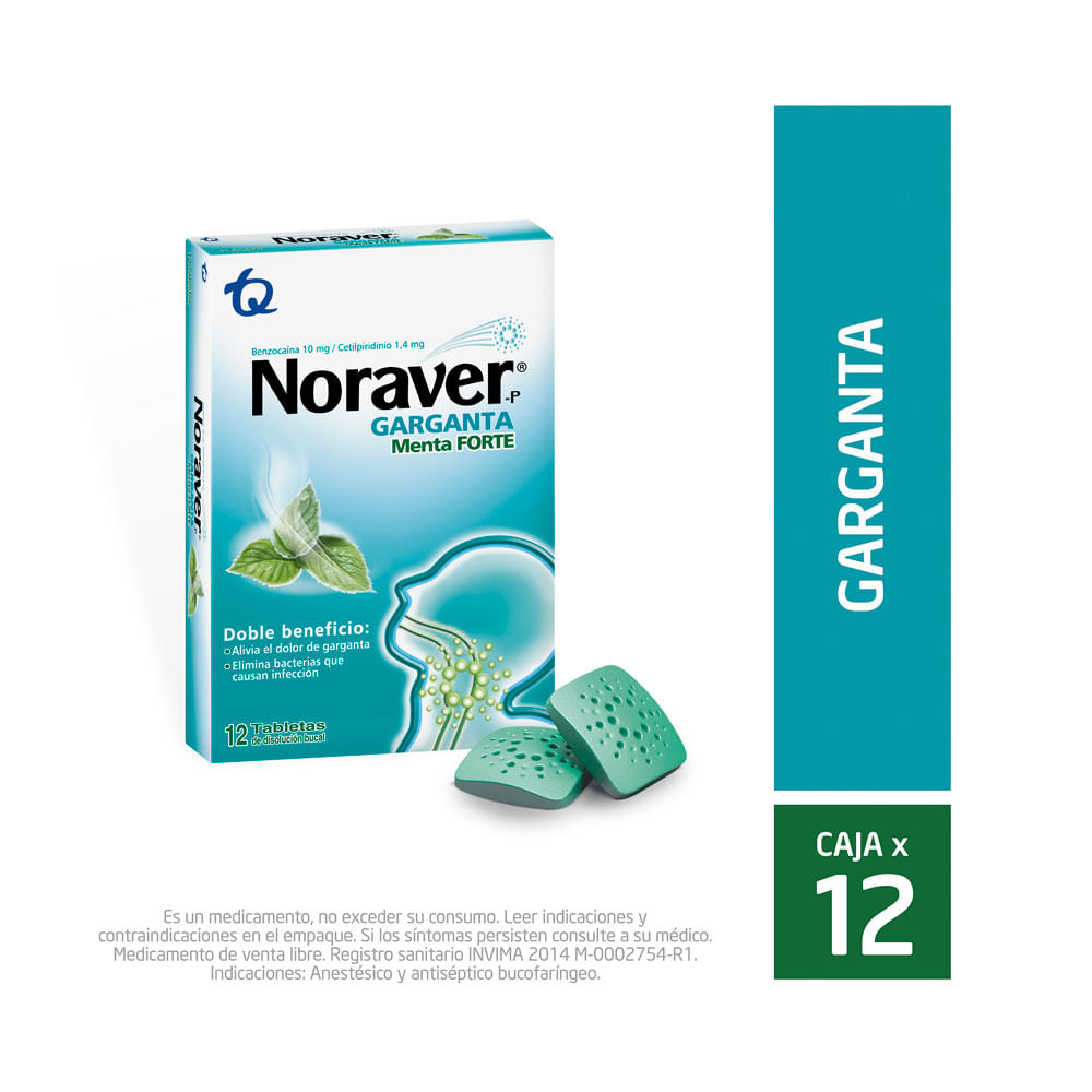 NORAVER GARGANTA T. MASTICABLES MENTA
