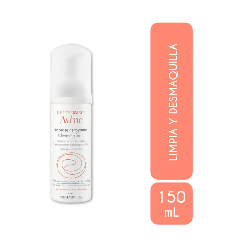 AVENE ESPUMA LIMPIADORA FRASCO 150 ML