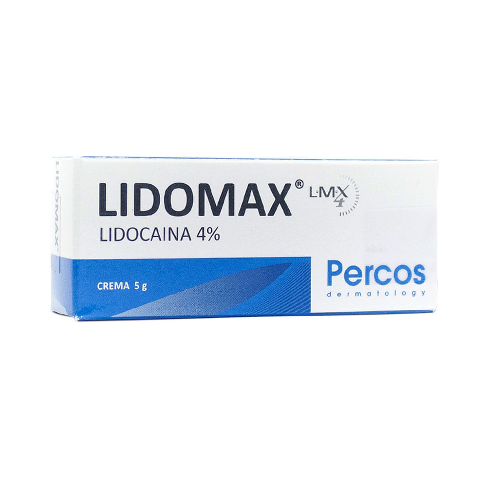 LIDOMAX CREMA 4% CAJA 5 G