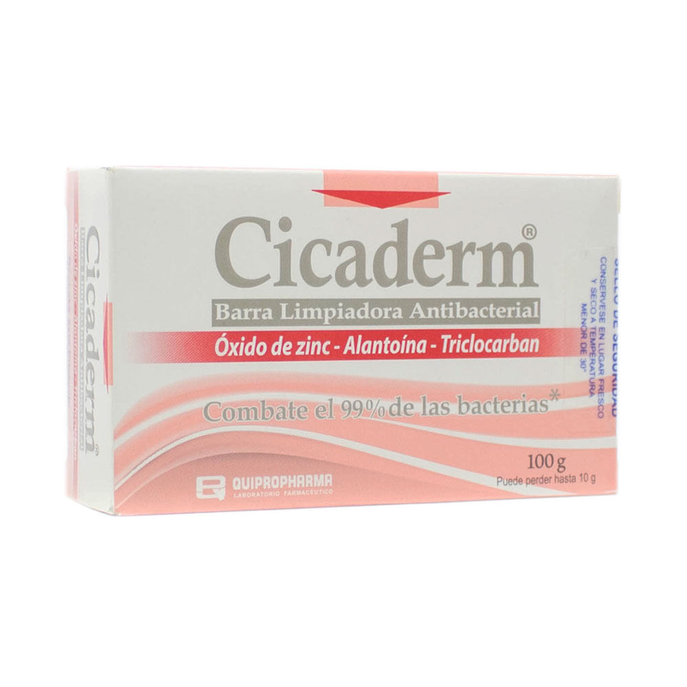 JABON ANTIBACTERIAL CICADERM CAJA 100 G