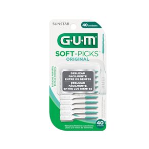 PALILLOS INTERDENTALES GUM-632 SOFT-PICKS BOLSA X 40 UNDS
