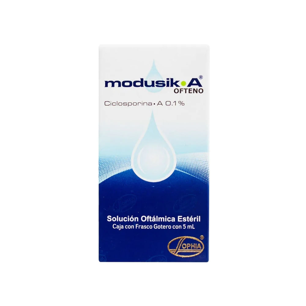 MODUSIK-A OFTENO GOTAS OFTALMICAS CAJA 5 ML