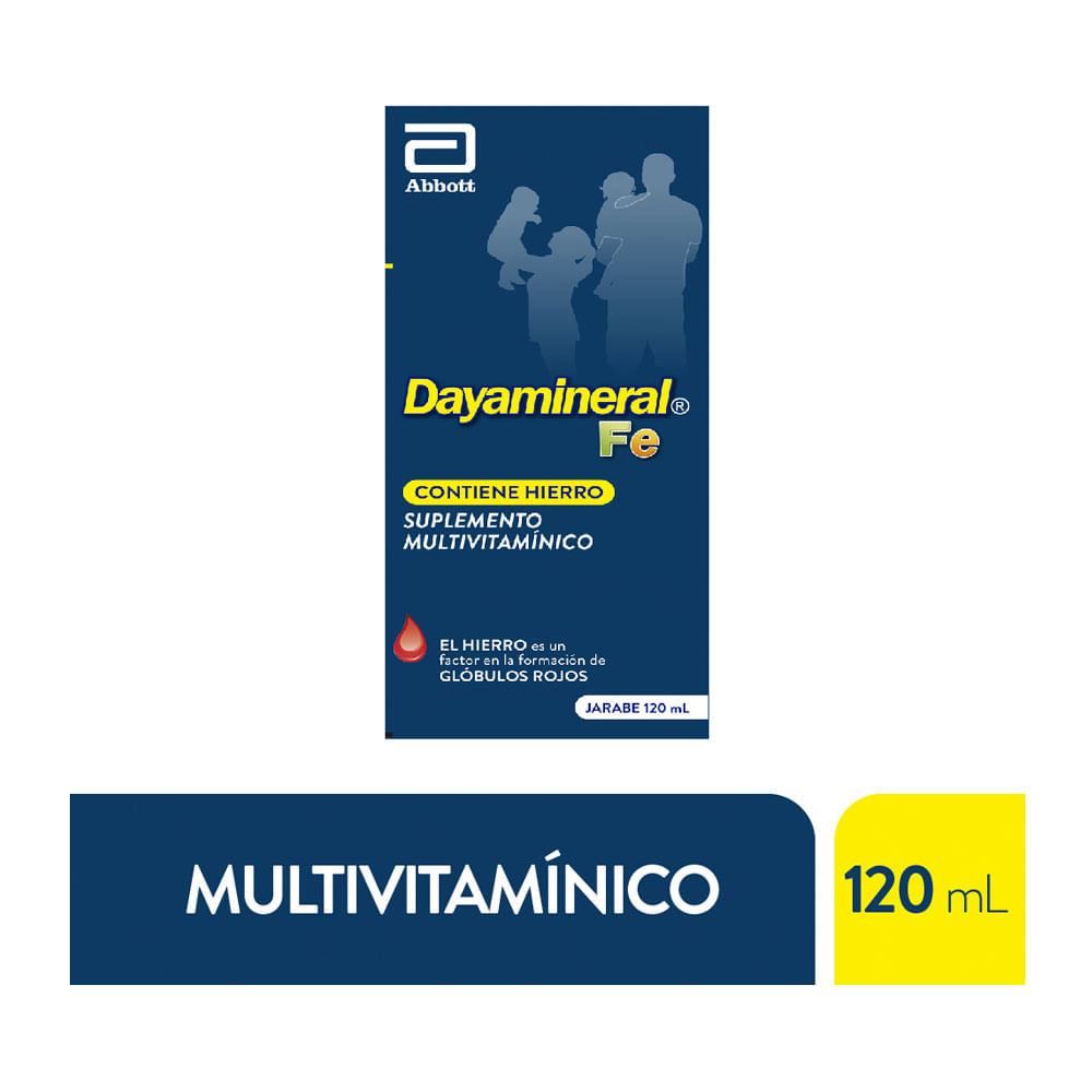 DAYAMINERAL FE JARABE FRASCO 120 ML