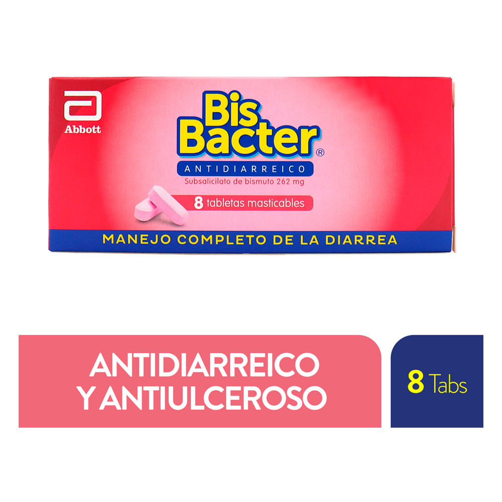 BISBACTER T. MASTICABLES 262MG