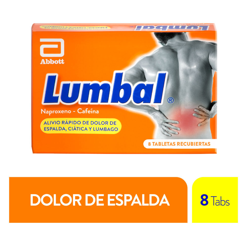 LUMBAL TABLETAS RECUBIERTAS 220MG/50MG