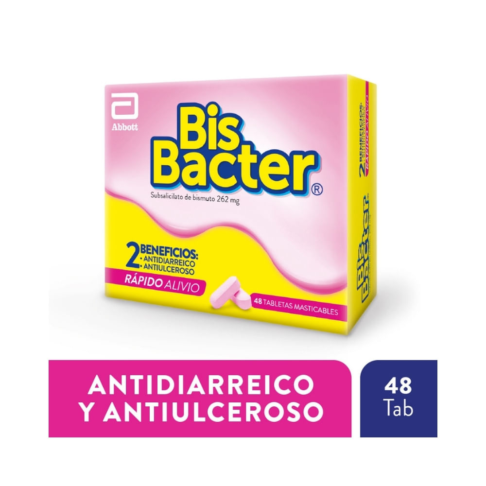 BISBACTER T. MASTICABLES 262MG