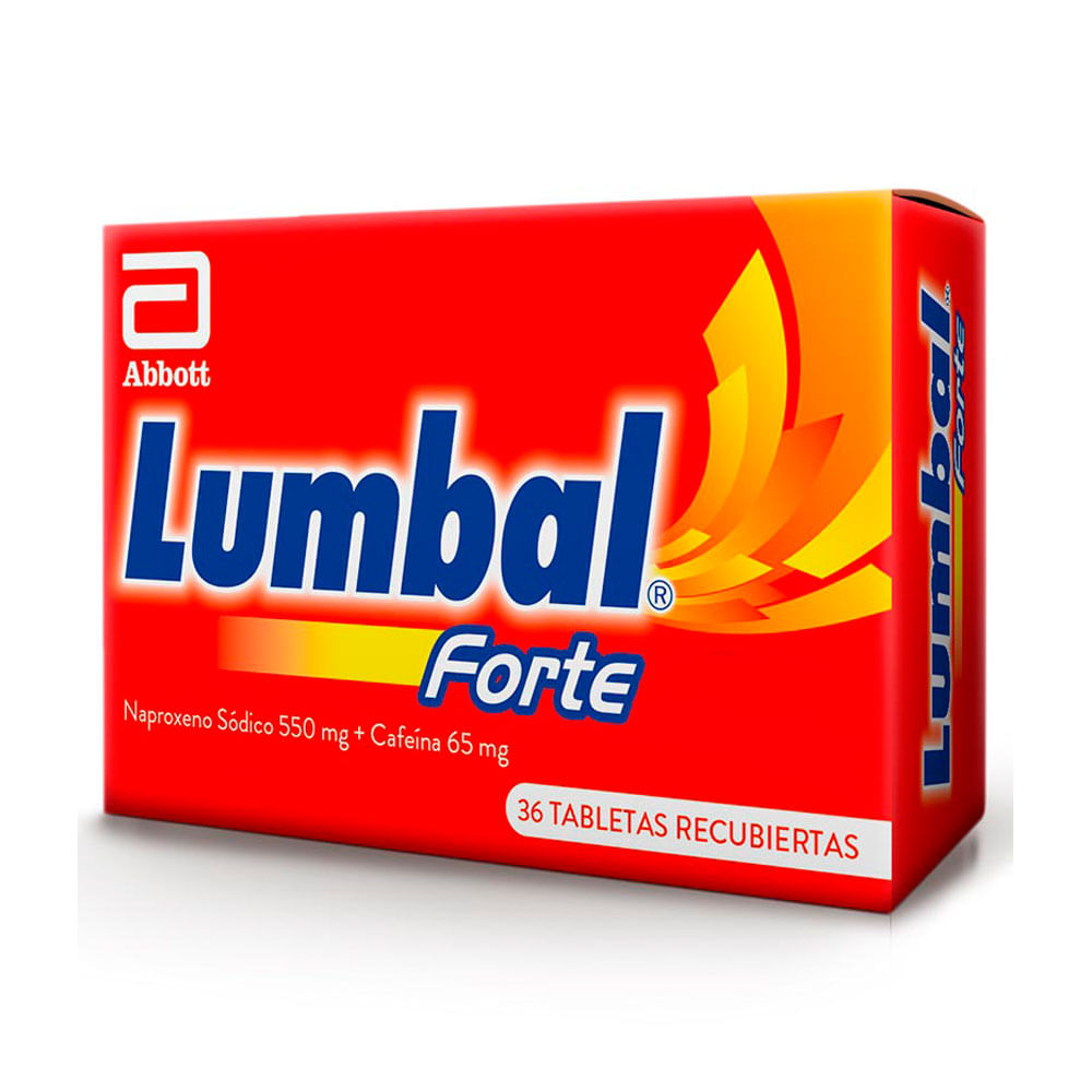 LUMBAL FORTE TABLETAS 550/65MG