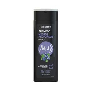 SHAMPOO MUSS NEGRO PROFUNDO FRASCO 400 ML
