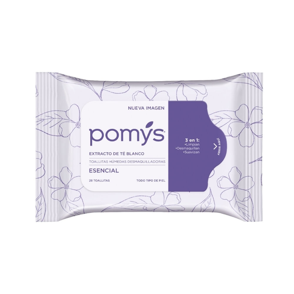 TOALLITAS DESMAQUILLADORAS POMYS BASIC