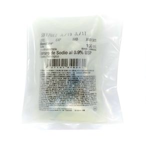SUERO FISIOLOGICO 0.9% BOLSA 100 ML