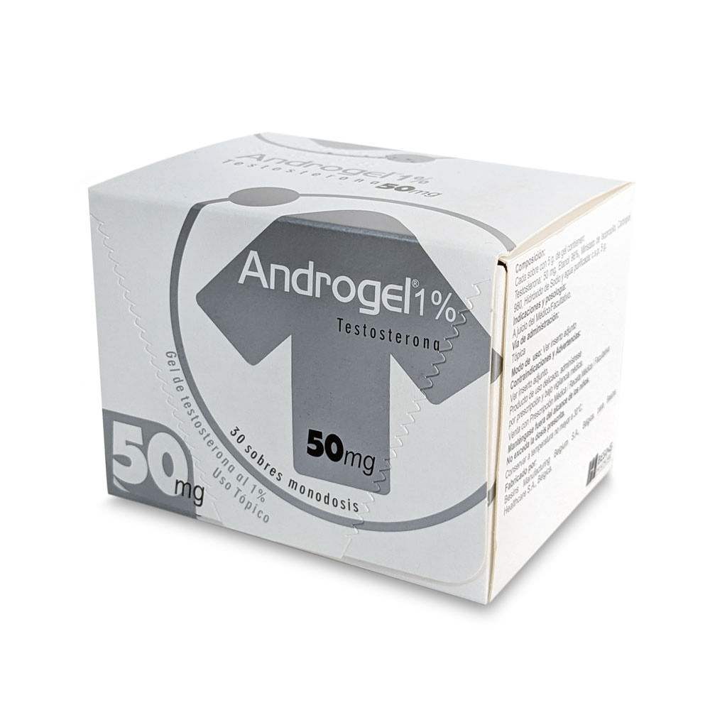 ANDROGEL SOBRES 50 MG