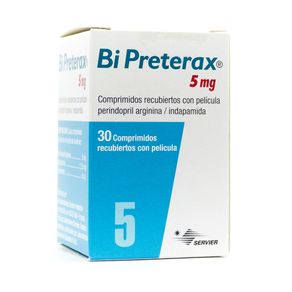BIPRETERAX (RG) COMPRIMIDOS 5 MG