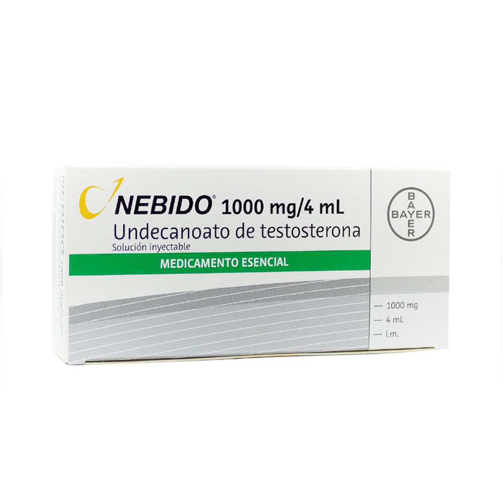 NEBIDO AMPOLLAS 1000 MG CAJA 4 ML