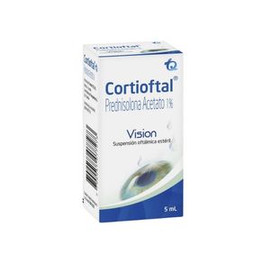 CORTIOFTAL GOTAS OFTALMICAS 1 % CAJA 5 ML