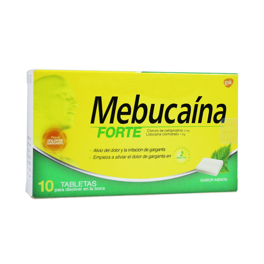 MEBUCAINA FORTE TABLETAS MENTA