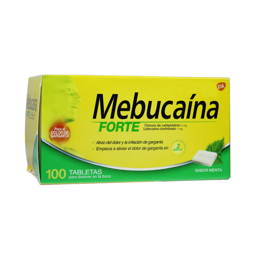 MEBUCAINA FORTE TABLETAS MENTA