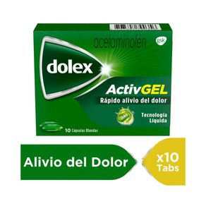 DOLEX ACTIVE GEL CAPSULAS BLANDAS 500 MG