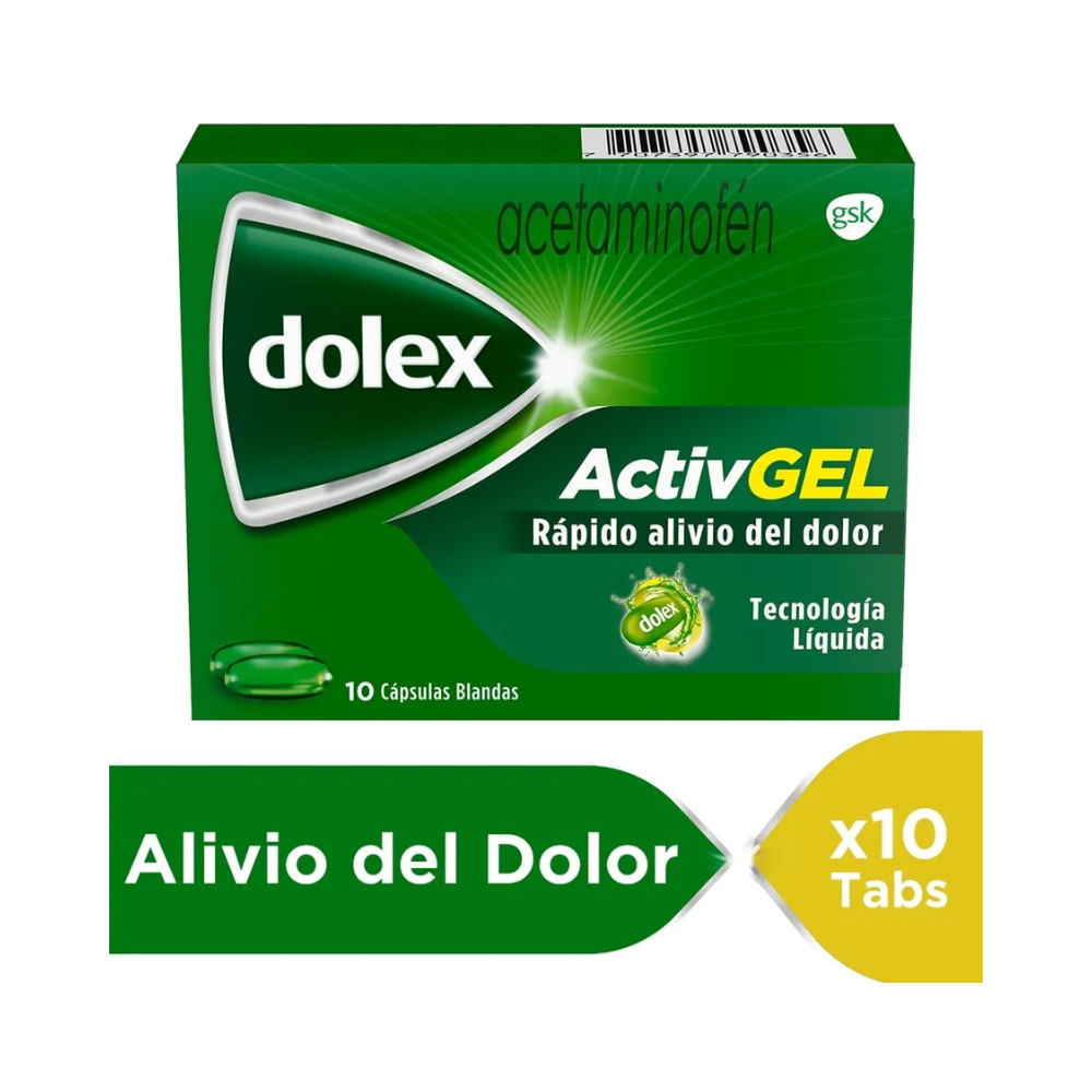 DOLEX ACTIVE GEL CAPSULAS BLANDAS 500 MG