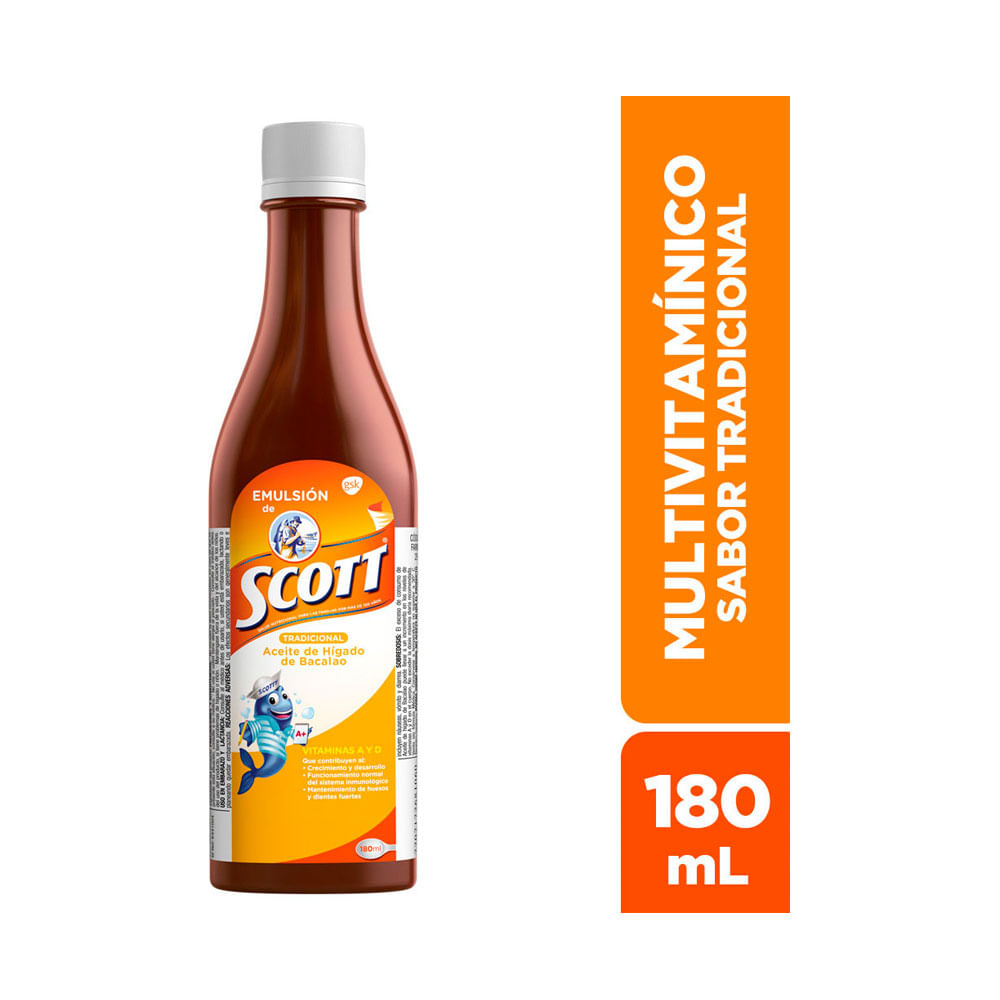 EMULSION SCOTT TRADICIONAL FRASCO 180 ML