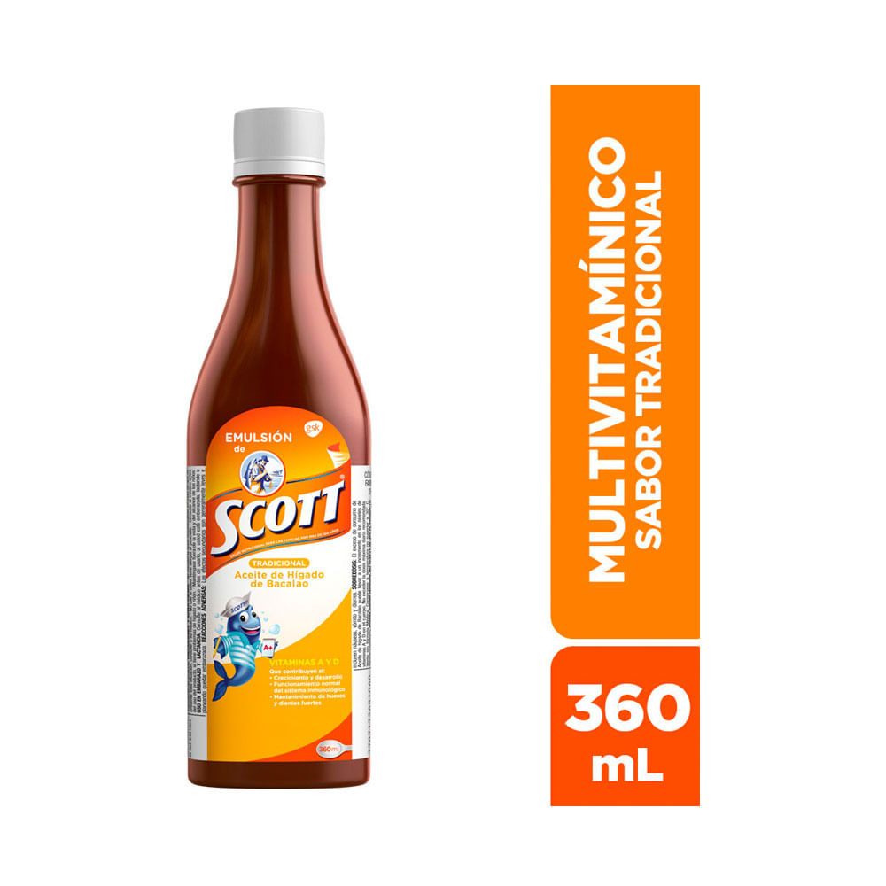 EMULSION SCOTT TRADICIONAL FRASCO 360 ML