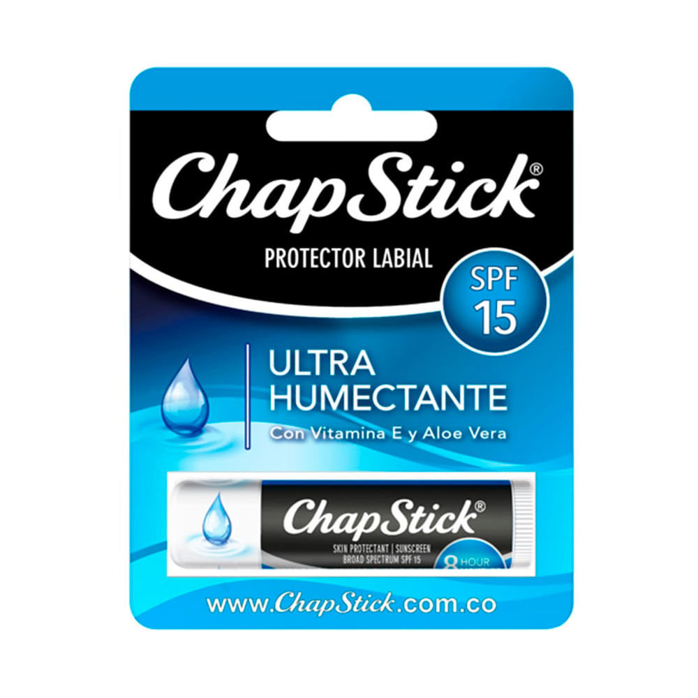 LABIAL CHAPSTICK ULTRA HUMECTANTE SPF 15 4 G
