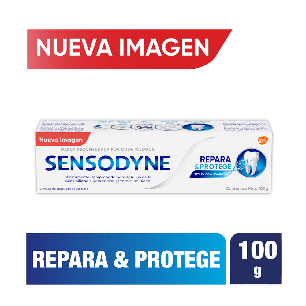 CREMA DENTAL SENSODYNE REPARA Y PROTEGE CAJA 100 G