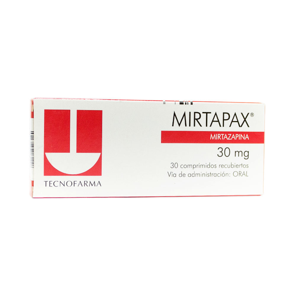 MIRTAPAX COMPRIMIDOS 30 MG