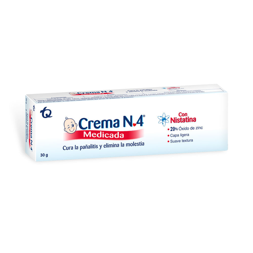CREMA N°4 MEDICADA CAJA 30 G