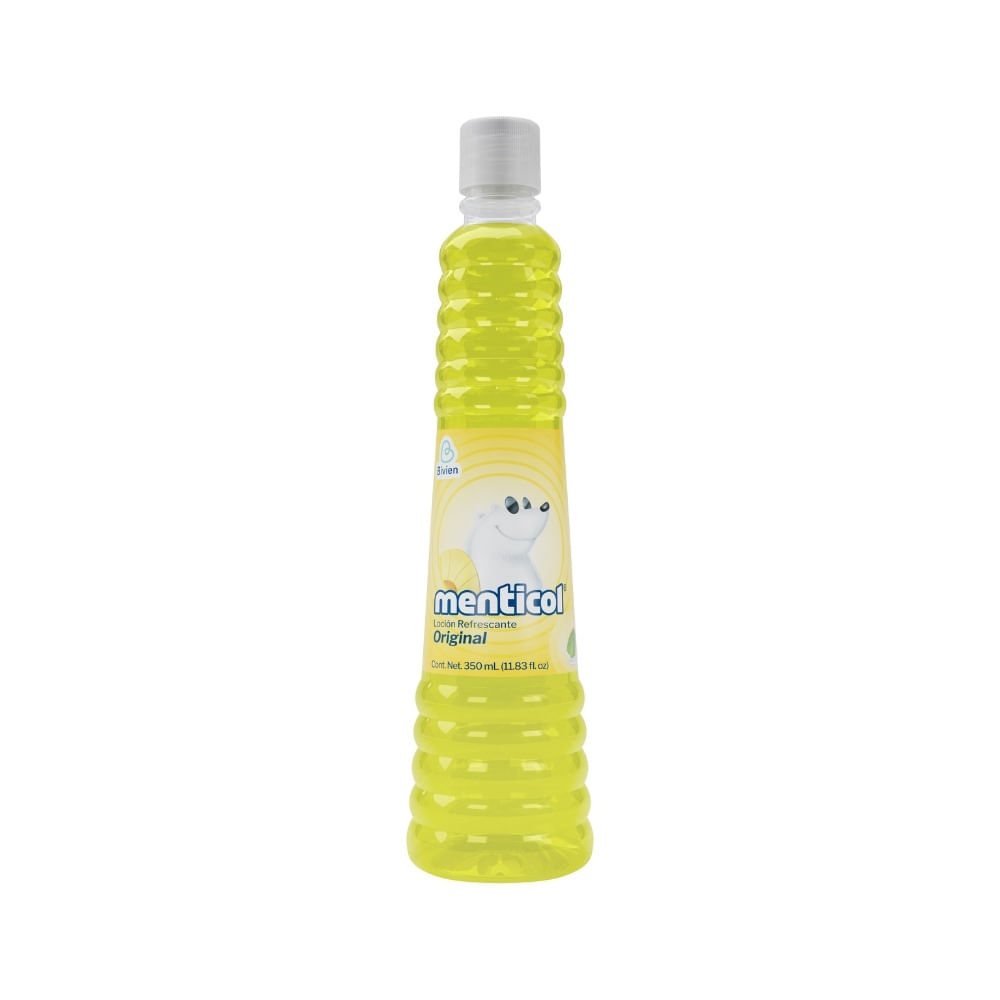 LOCION MENTICOL ORIGINAL AMARILLO FRASCO 350 ML