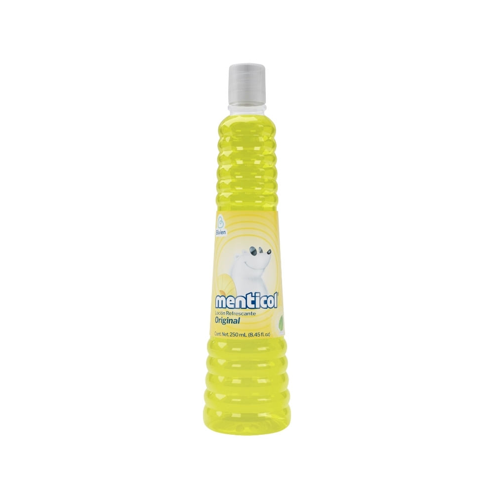 LOCION MENTICOL ORIGINAL AMARILLO FRASCO 250 ML
