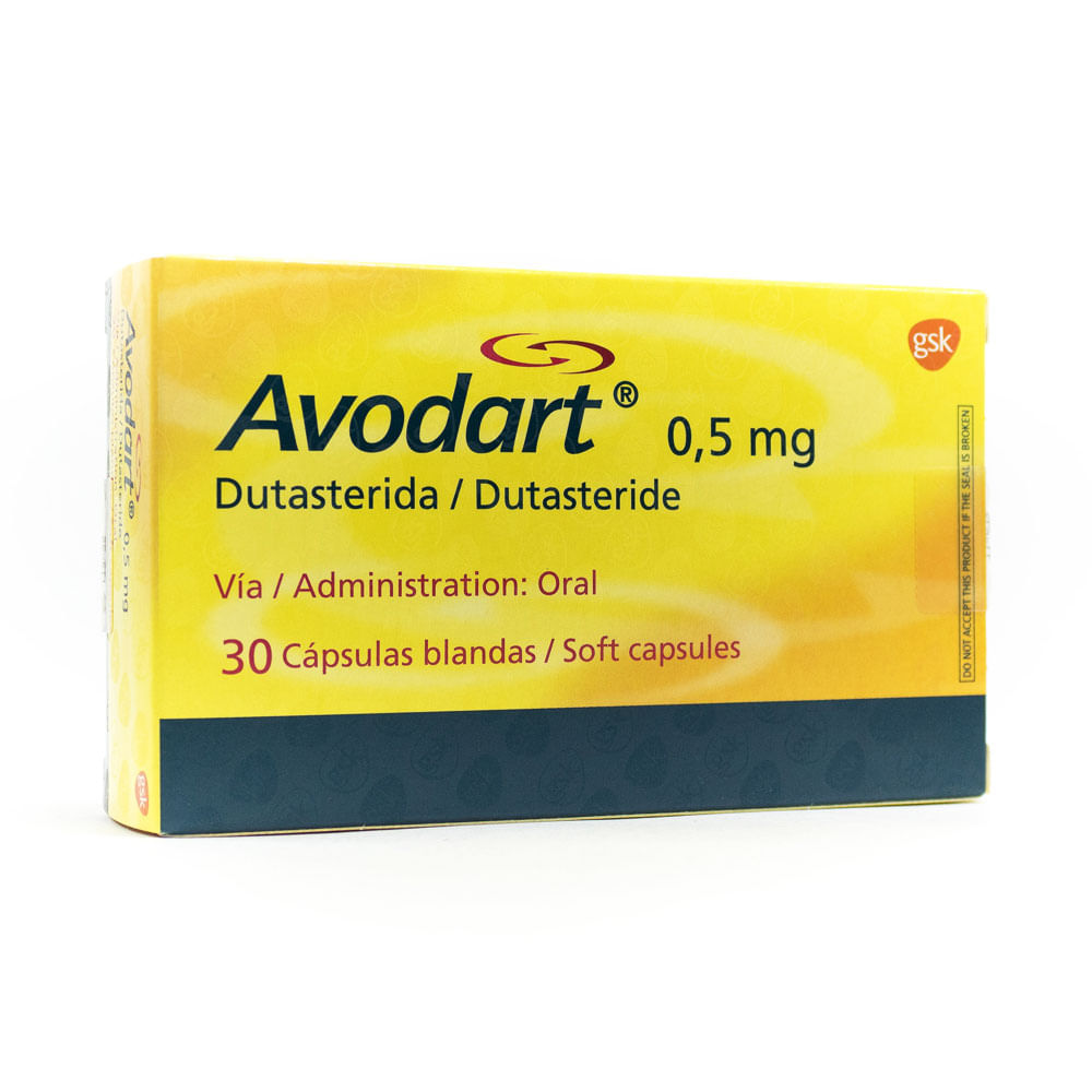 AVODART (RG) CAPSULAS 0.5 MG