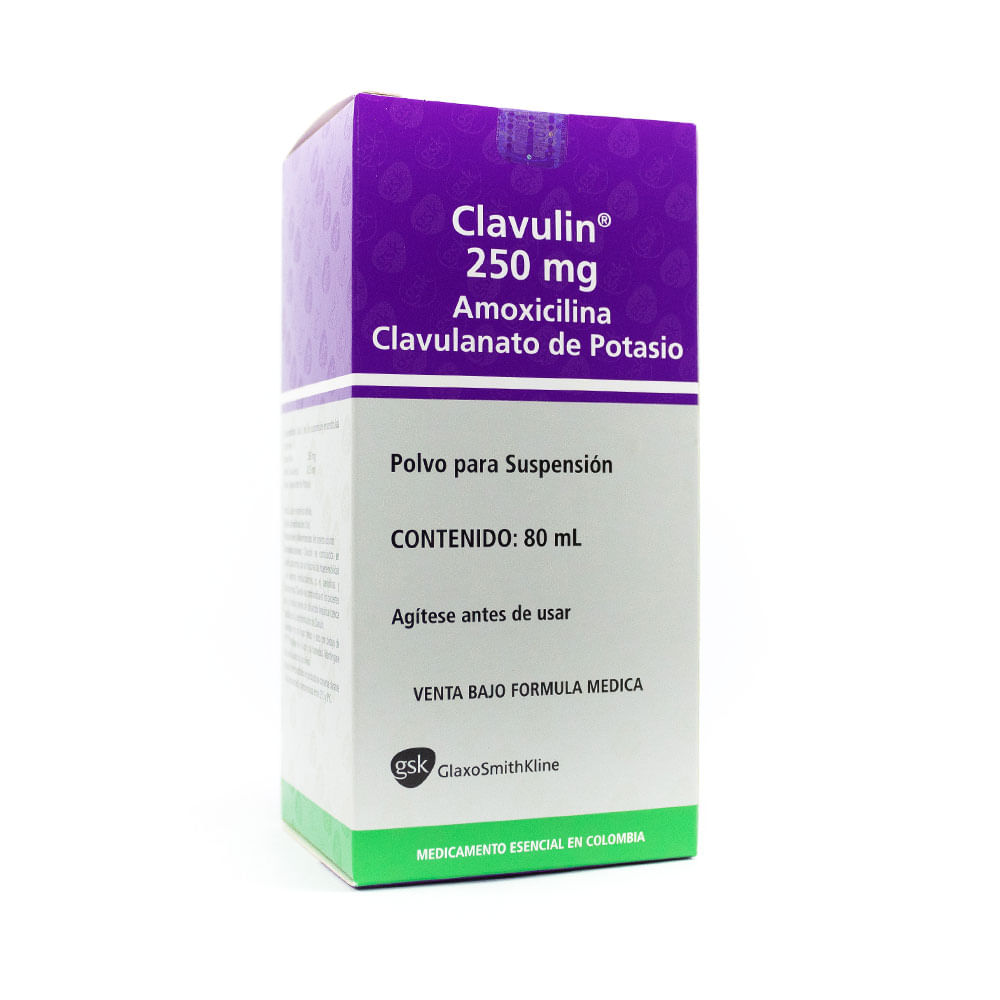 CLAVULIN SUSPENSION 250MG/62.5MG CAJA 80 ML