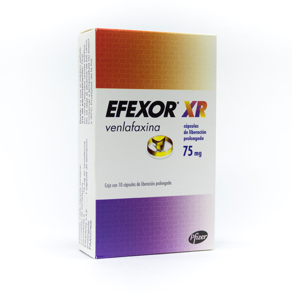 EFEXOR XR+++++(RG) CAPSULAS 75 MG